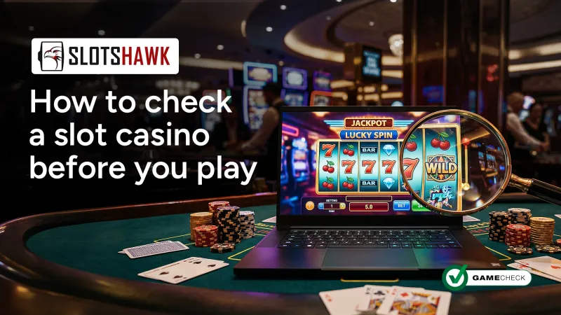 Hur man kontrollerar ett slotcasino innan man spelar